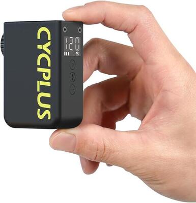Cycplus as2 ultra elektrische fietspomp 8,2 bar zwart