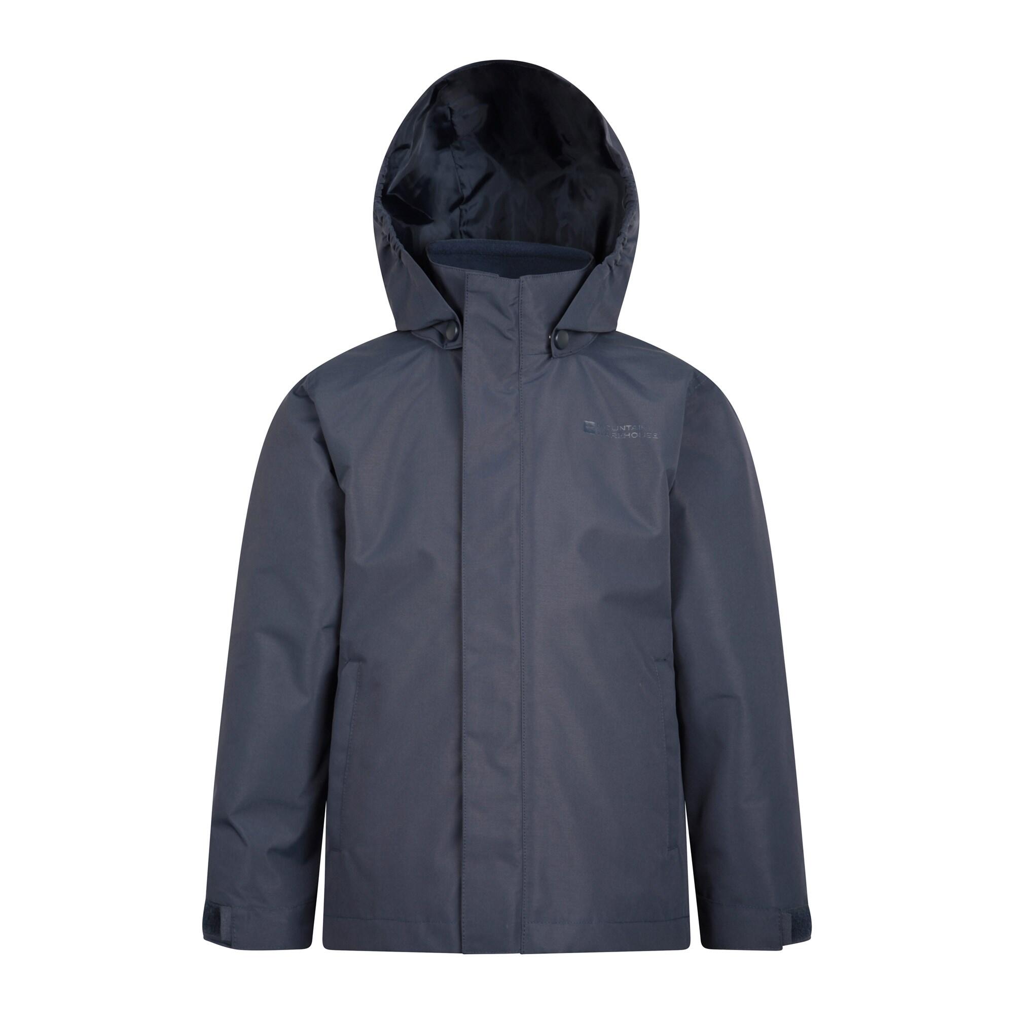 Veste 3 en 1 de Randonnée Enfant Imperméable Respirante Doublure Amovible, Fell 5/7