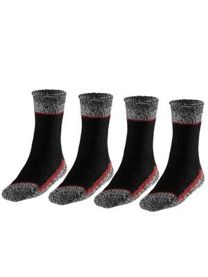 Heren thermo werksokken - 4 paar - navy