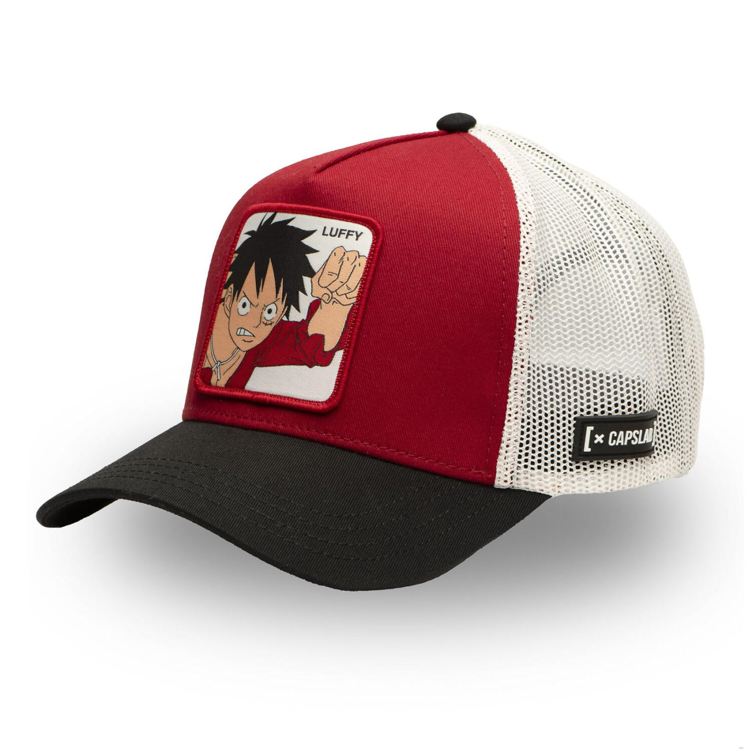 Capslab - Casquette Trucker Avec Filet En Sergé De Coton One Piece Luffy Red - Casquette - Multicolore - Decathlon