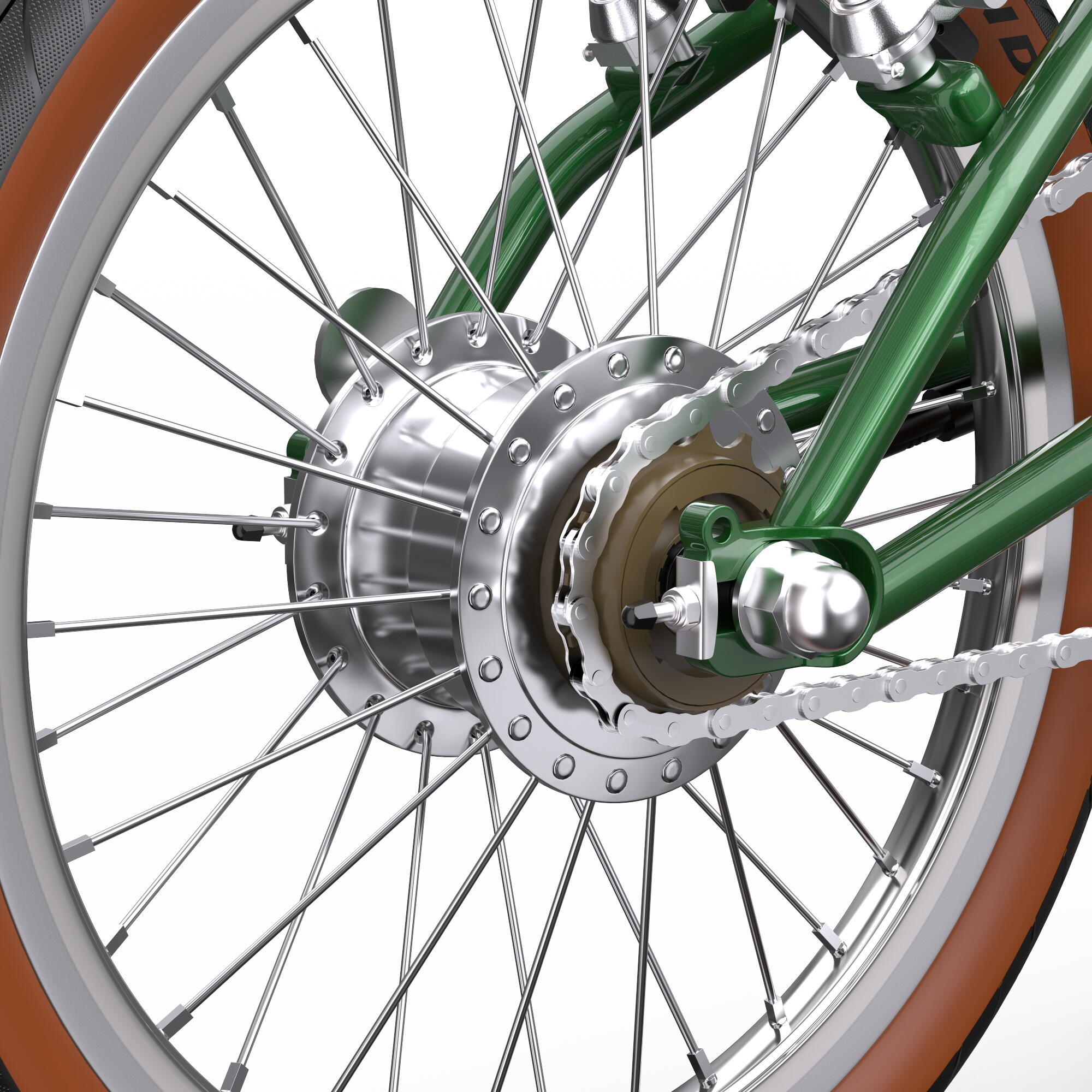 Bicicleta Eléctrica Plegable Onesport OT02 de 16 Pulgadas, Motor de 250W 7/7