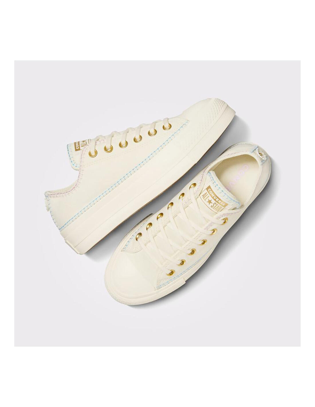 CONVERSE Chuck Taylor All Star Lift Platform Crafted Stitched - Sneakers 4/5