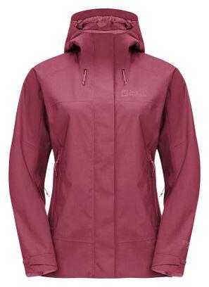 JACK WOLFSKIN Jack Wolfskin Kammweg 2L Rot Damen Wasserdichte Jacke
