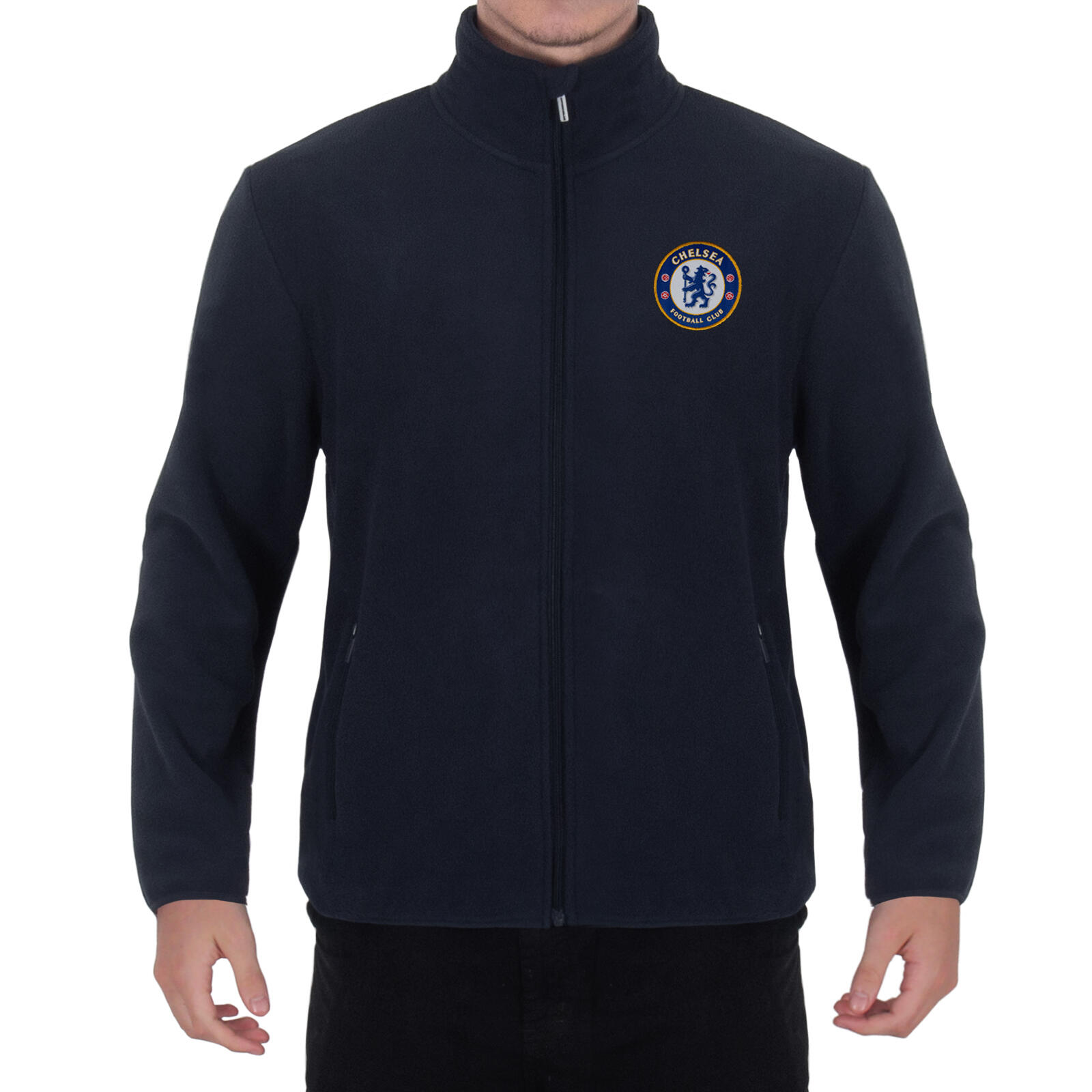 Chelsea Men's Full Zip Fleece Jacket – Official Football Gift for