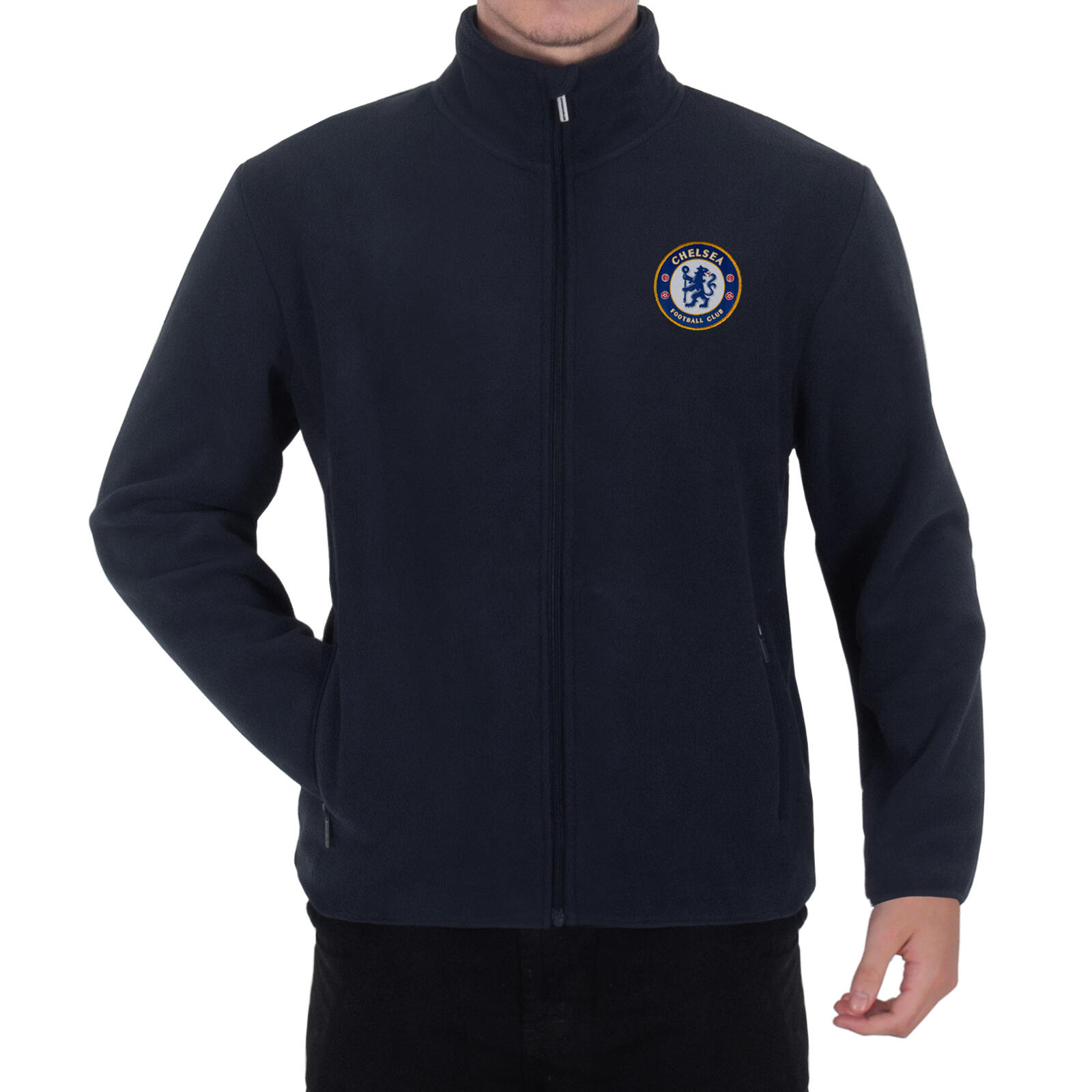 Chelsea Men's Full Zip Fleece Jacket – Official Football Gift for