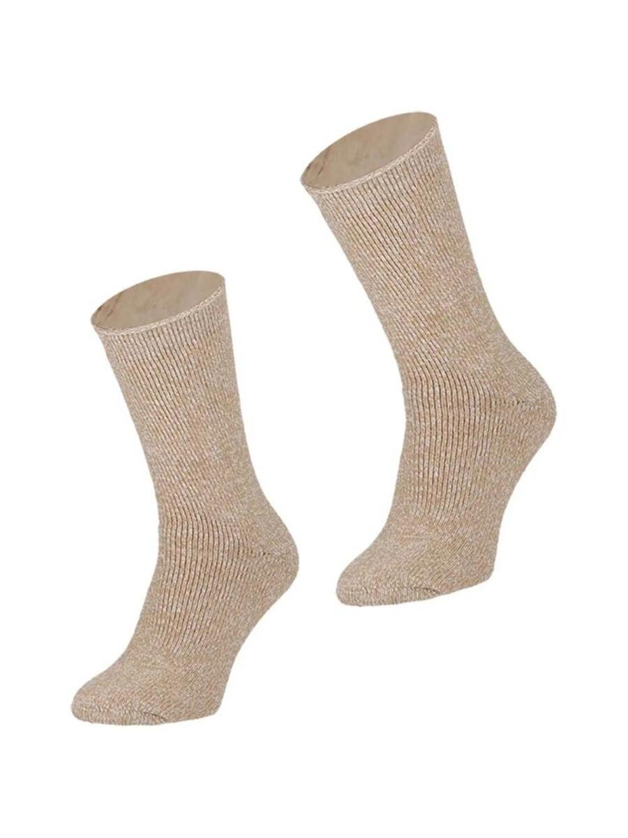 Dames Thermo Sokken - 4 paar - Beige Mouliner 2/4