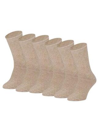 Chaussettes Thermiques Femme - 4 Paires - Rose Moulé (Mouliné)