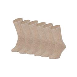 Chaussettes Thermiques Femme - 4 Paires - Rose Moulé (Mouliné)