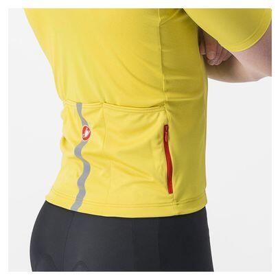 Castelli Classifica Short Sleeve Jersey Yellow 4/5