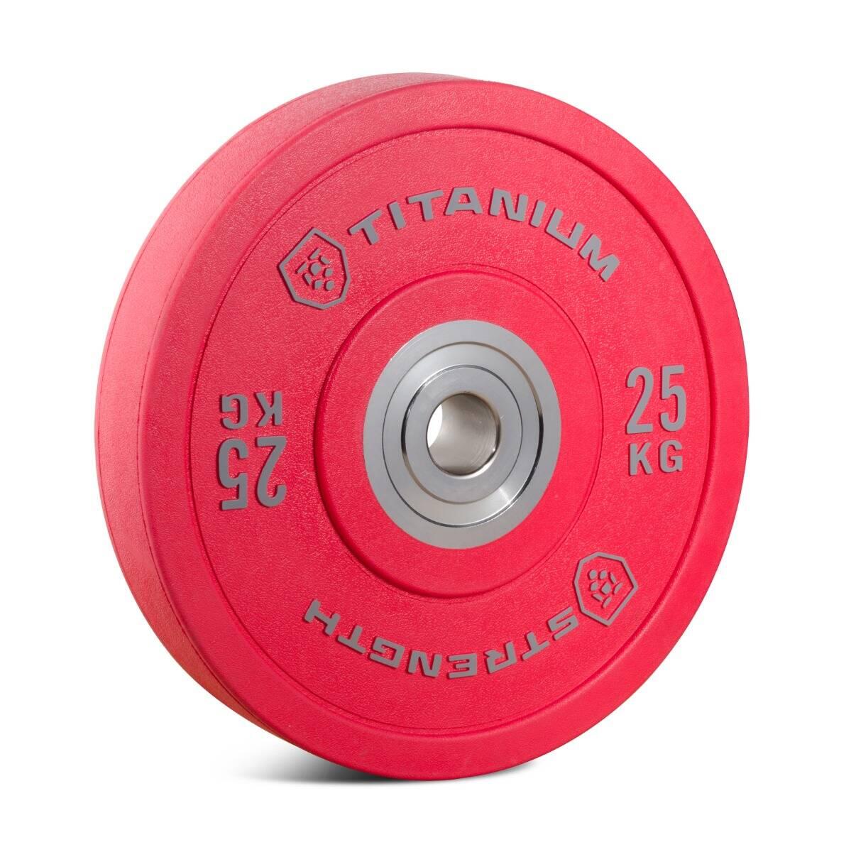 HBPC Disque Bumper Olympique Coloré 25 kg - 1/2