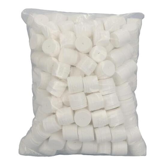 BAG 200 UDS. OVERGRIP HEAD PÁDEL PRO PERFORATED WHITE