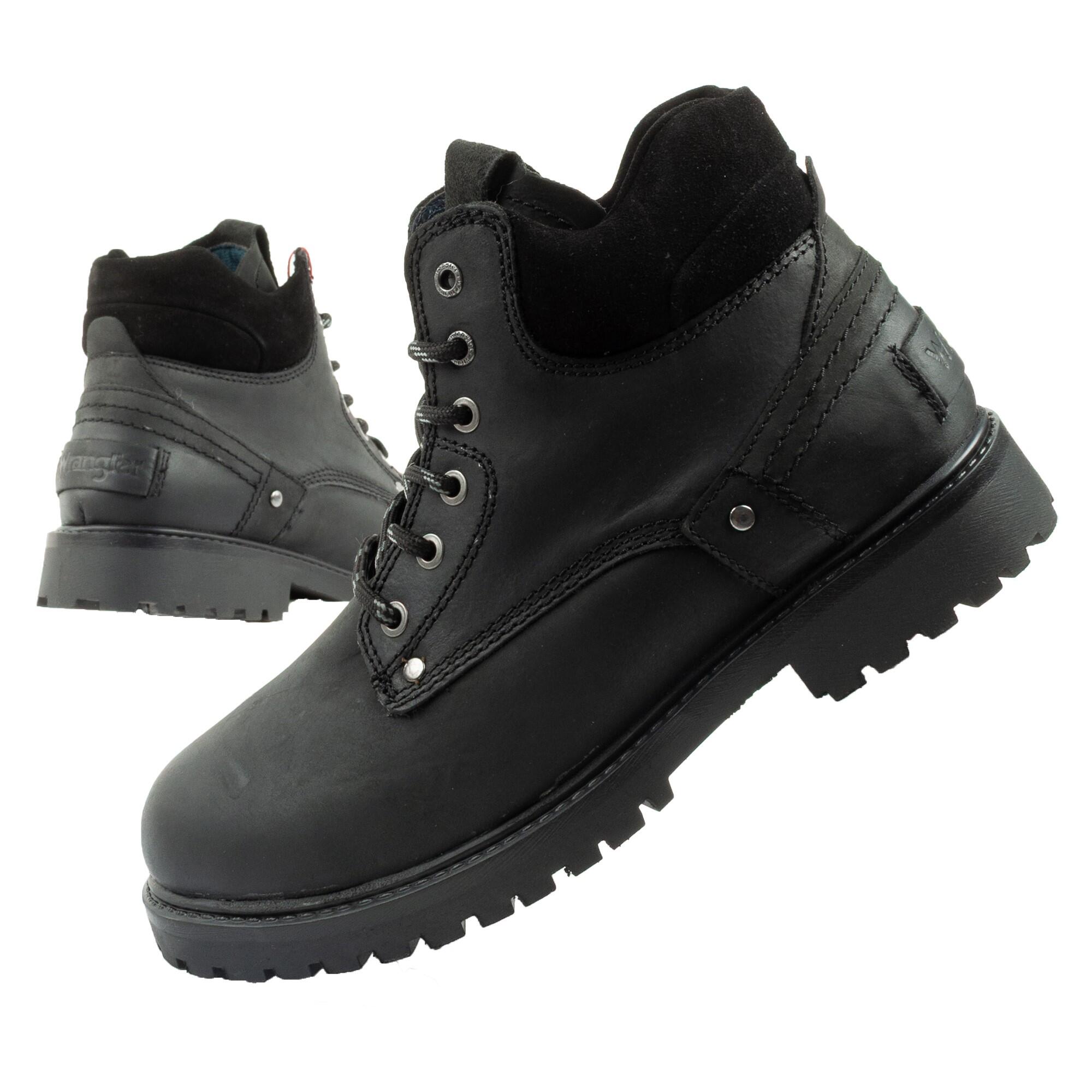 Wrangler - Bottes Pour Hommes Wrangler Yuma En Cuir - Boots - Noir - Decathlon