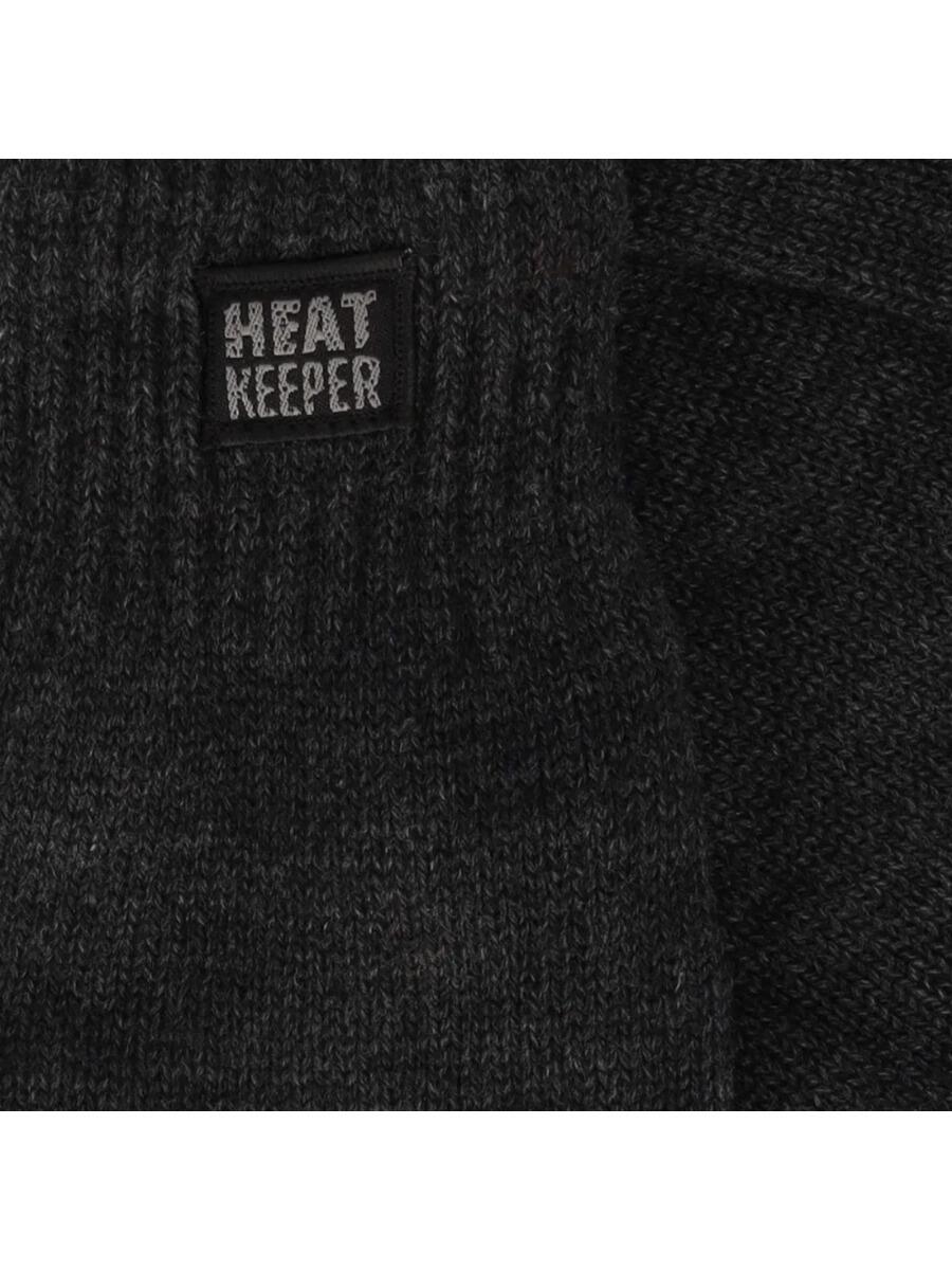 Set Hiver Heatkeeper pour Hommes – Bonnet + Gants anthracite 4/6