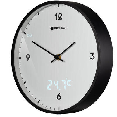 MyTime LEDsec Wanduhr 24 cm - weiß