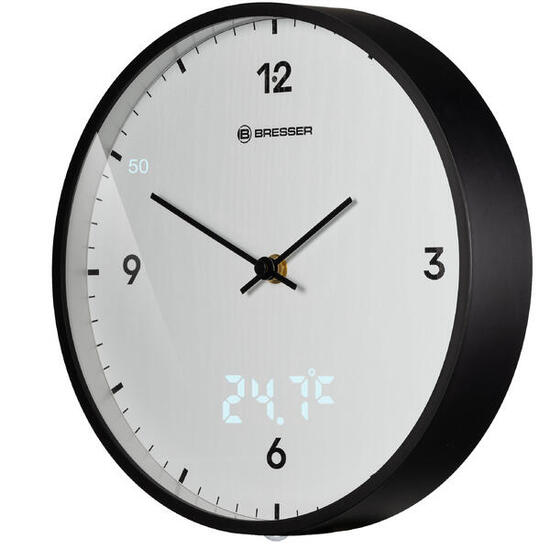 MyTime LEDsec Wanduhr 24 cm - weiß