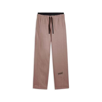 Pantaloni balloon in felpa con logo street art