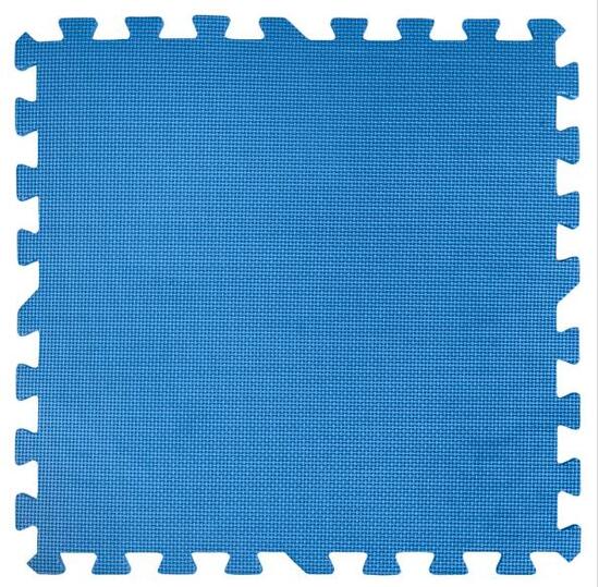 Tapis de protection pour piscine 50 x 50 cm antidérapant bleu