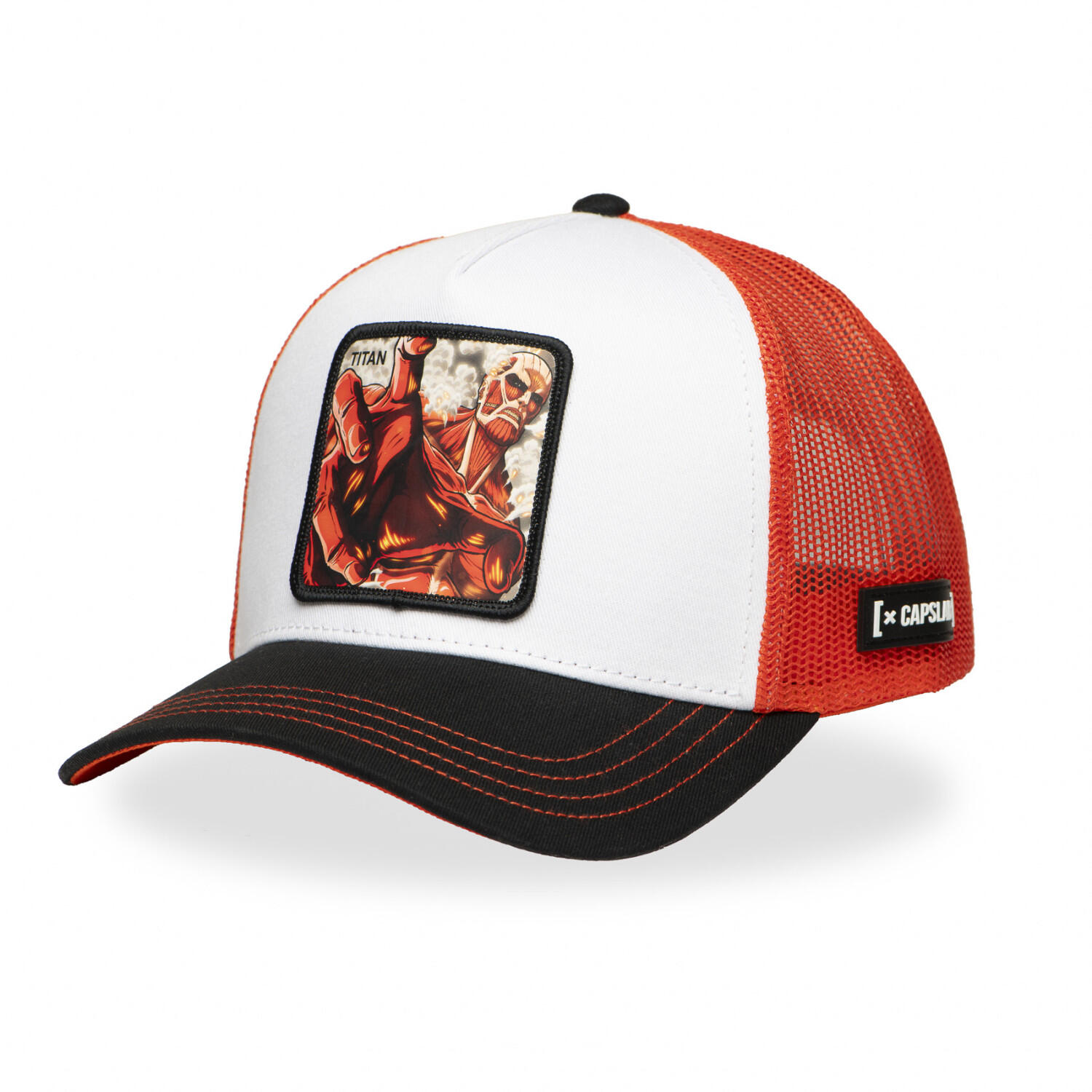 Capslab - Casquette Trucker Avec Filet Attack Des Titans - Casquette - Multicolore - Decathlon