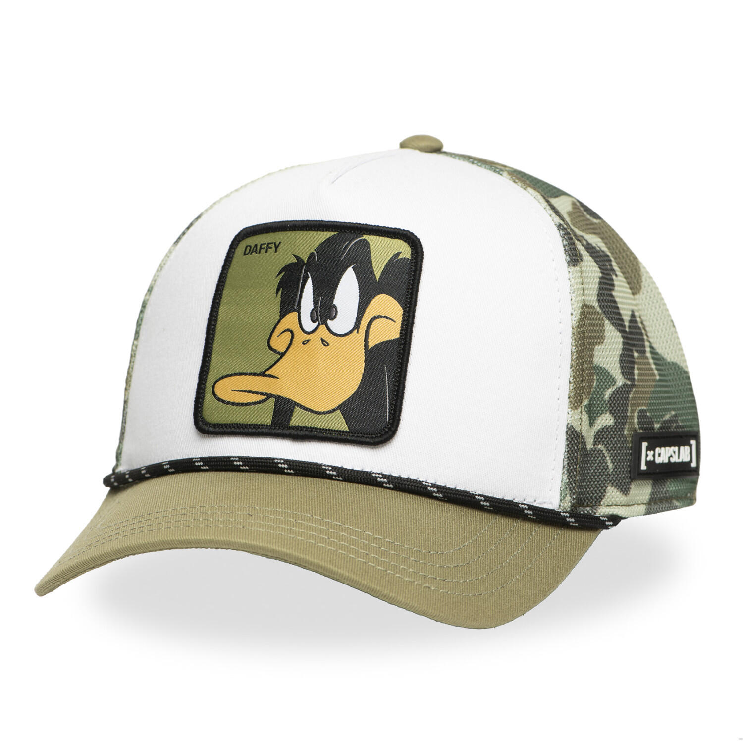 Casquette trucker premium avec filet Looney Tunes Daffy Camo 1/5