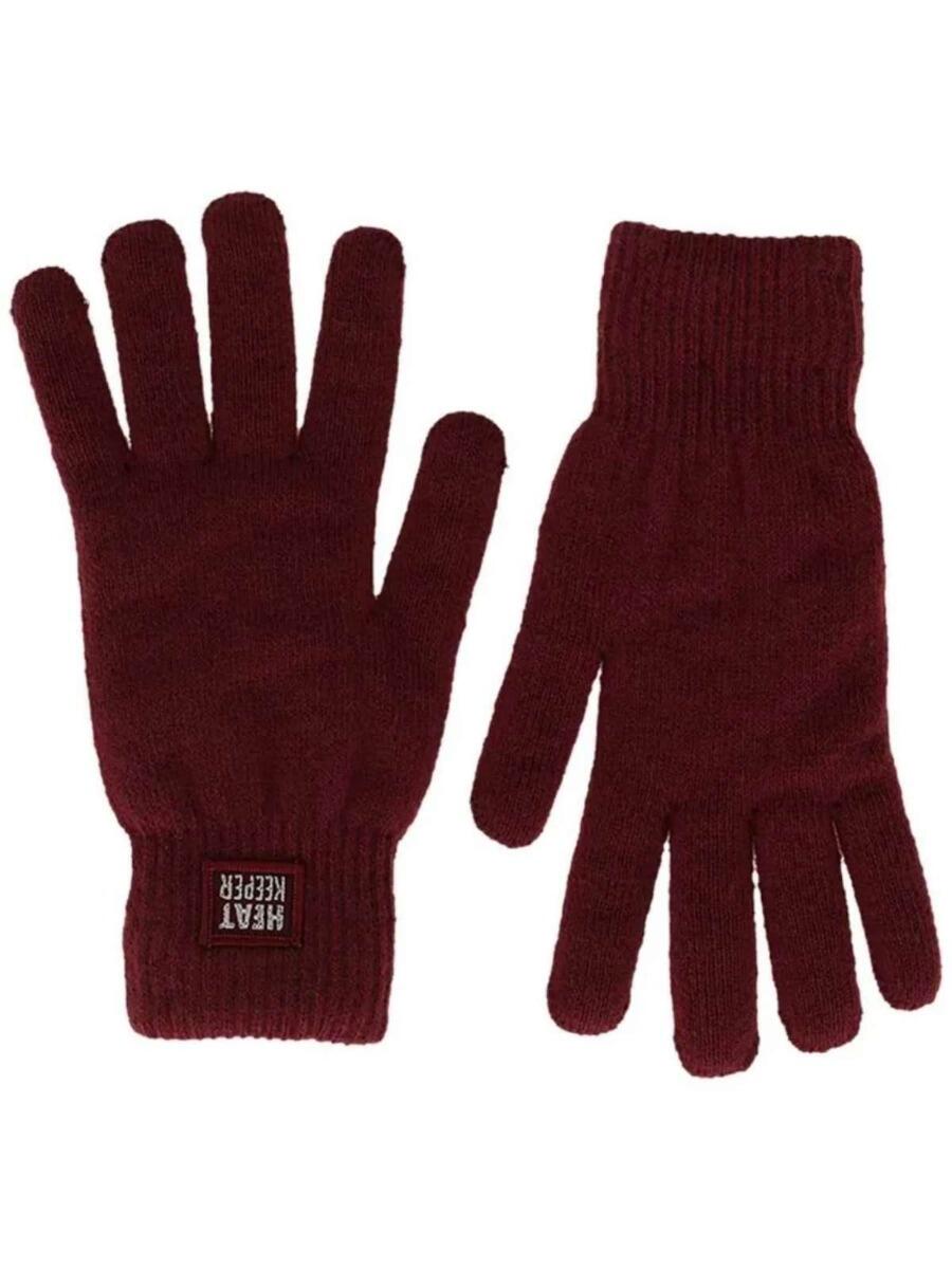 Ensemble Thermique Hiver Femme - Bonnet + Gants - Bordeaux 4/5