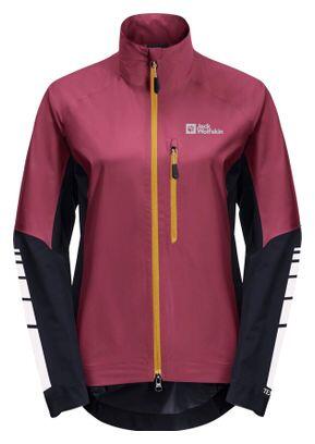 Jack Wolfskin Morobbia 2.5L Rot Damen Regenjacke