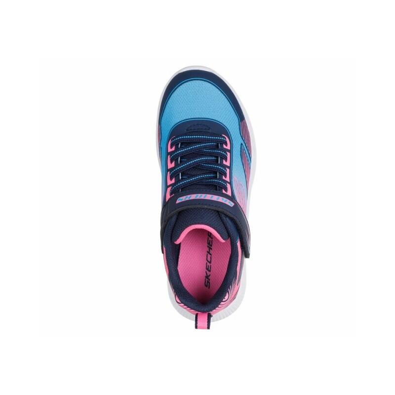 Zapatillas Deportivas Niña Skechers Oasis Point Rosa y Azul Ligeras 3/5