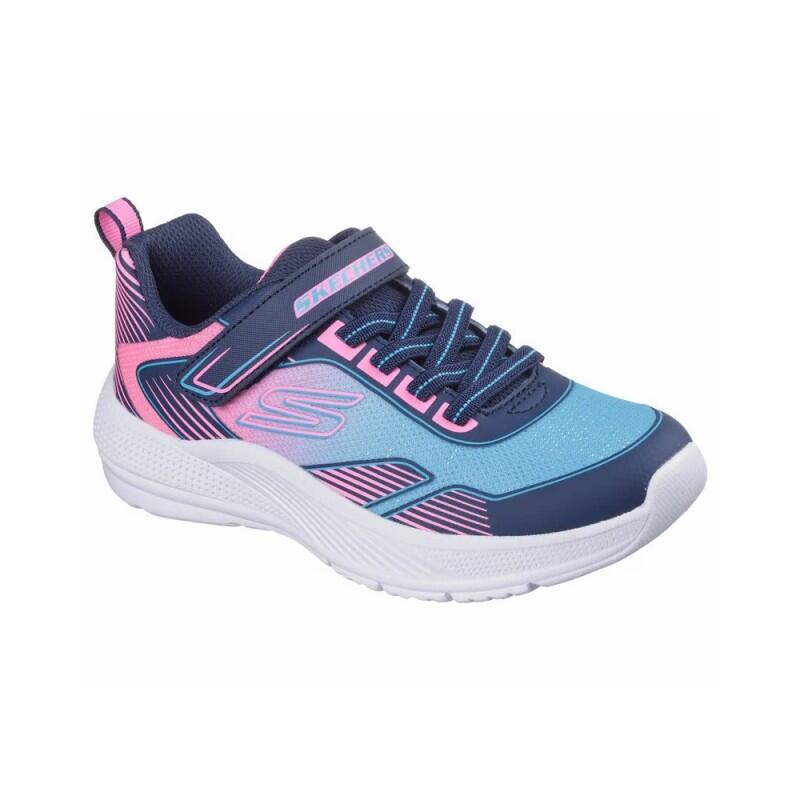Zapatillas Deportivas Niña Skechers Oasis Point Rosa y Azul Ligeras 2/5