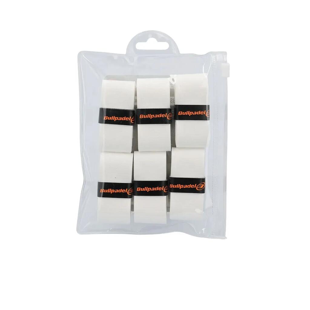 Blister 6 Pcs. Overgrips Bullpadel Comfort Hac White