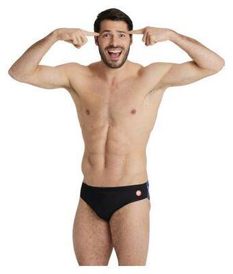 Slip Arena Crazy Placement para hombre - Negro