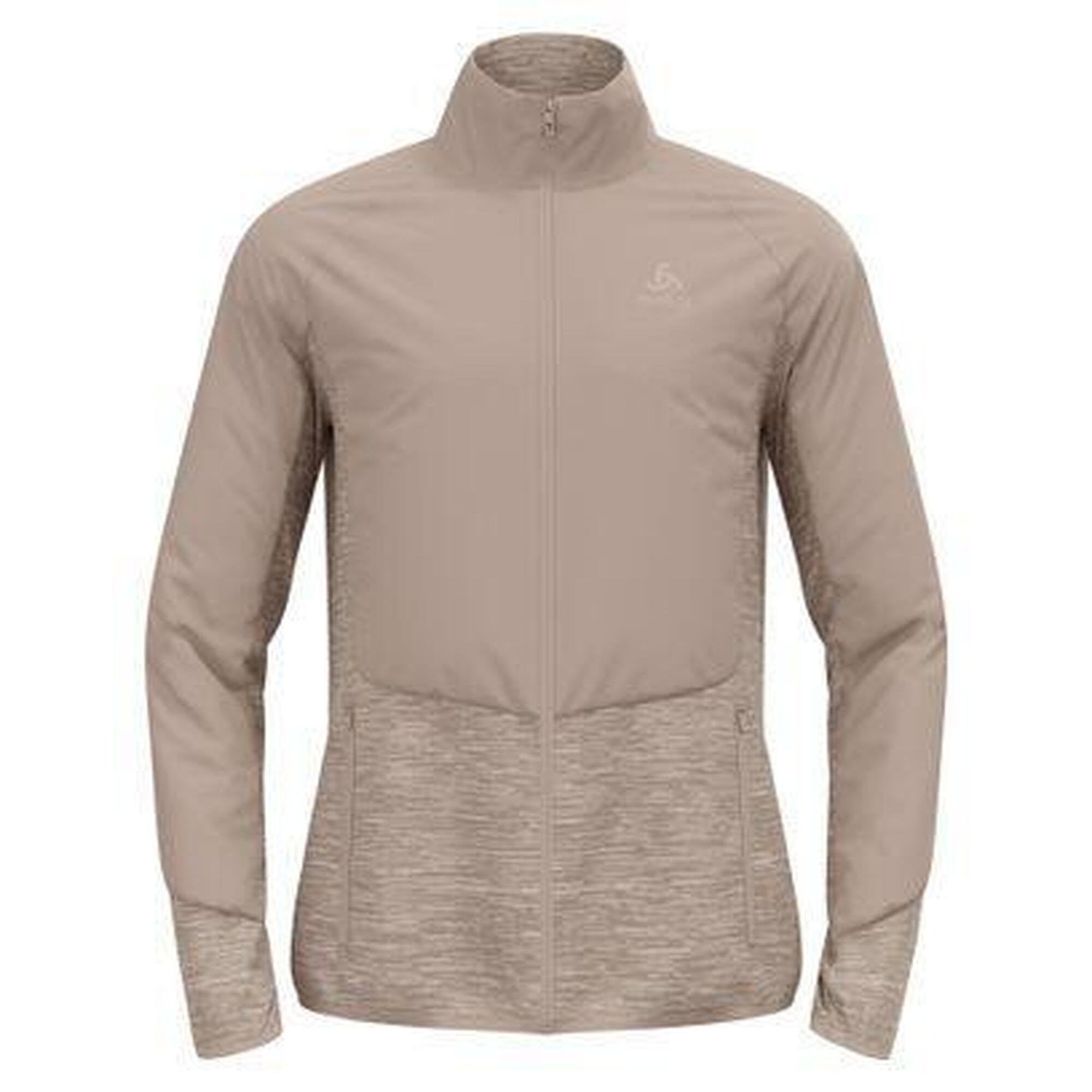 Odlo - Veste Manches Longues Odlo Run Easy Warm Beige Homme - Veste - Beige - Decathlon