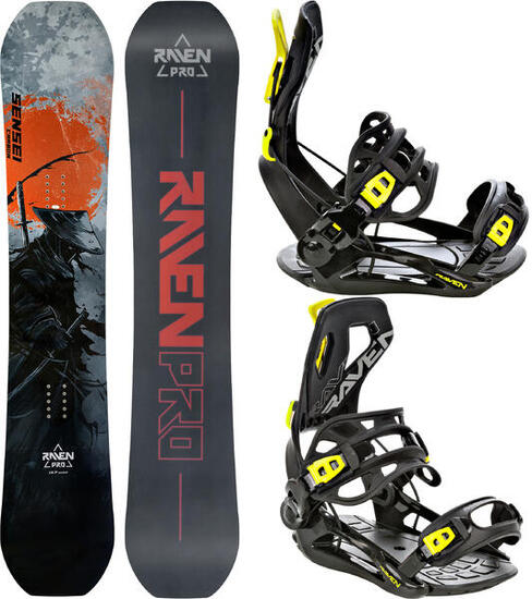 Zestaw Deska snowboardowa Raven PRO Sensei Carbon + Wiązania Raven FT360
