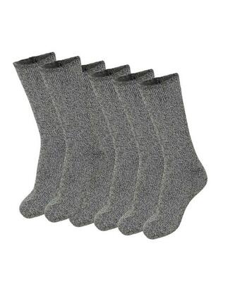 Chaussettes Thermiques Femme - 4 Paires - Gris Moyen
