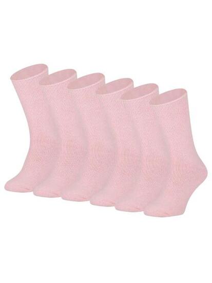 Chaussettes Thermiques Femme - 4 Paires - Rose Moulé (Mouliné)