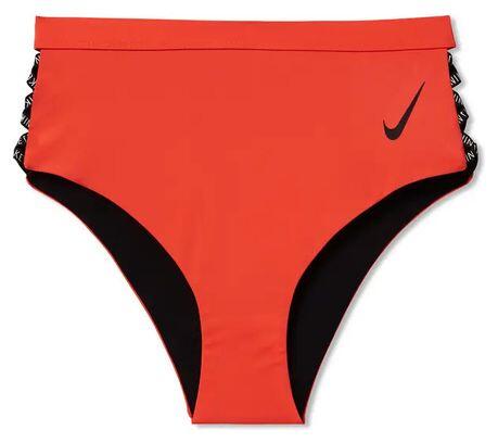 Nike Swim Cheeky High Waist Bikinihose – Fluo Flame Orange.