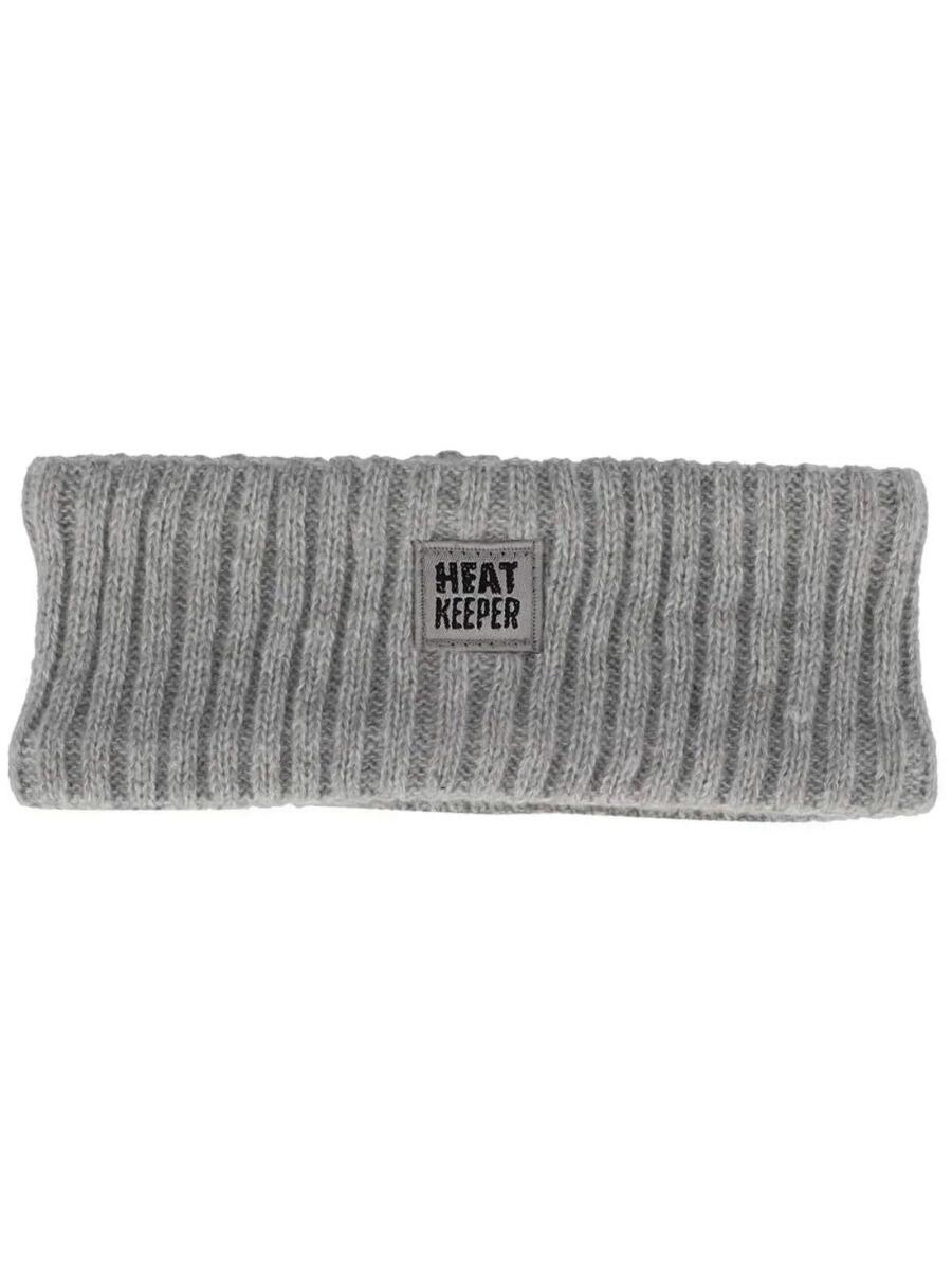 Ensemble Thermique Hiver Femme – Bandeau + Gants – Gris 2/5