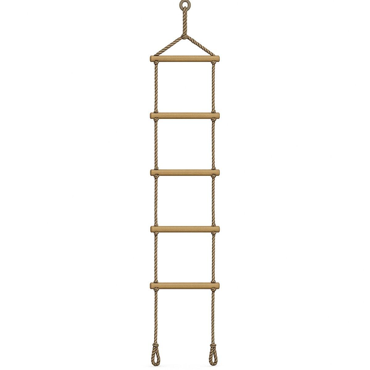 Echelle de corde Trigano pour portique 1.90 m 4/4