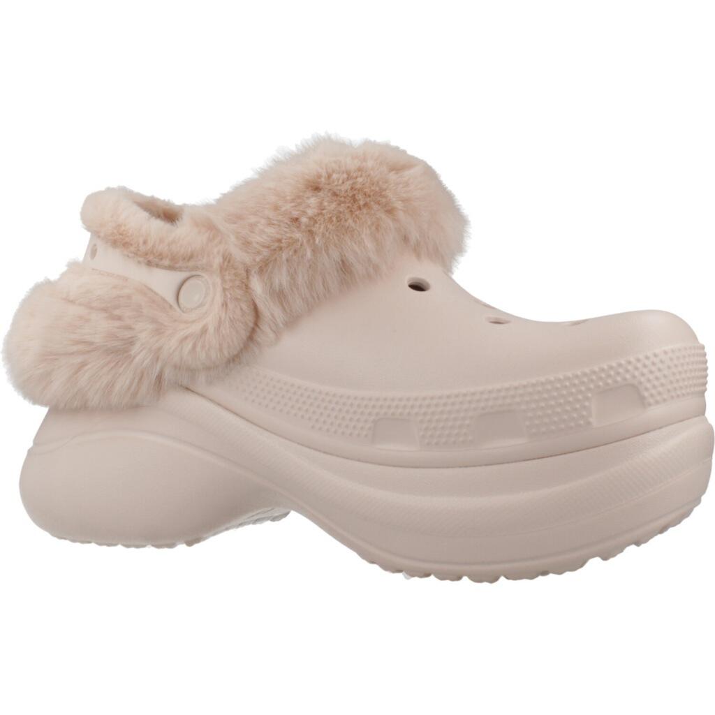 Baskets Crocs Modèle Bae Lined Clog Couleur Rose 5/5