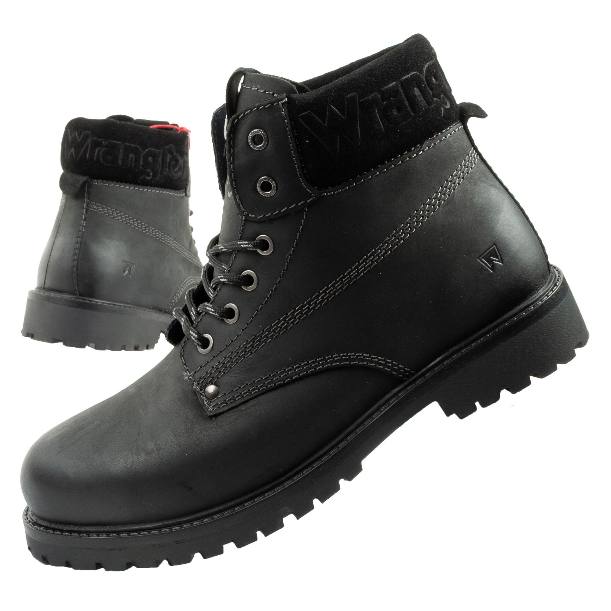 Wrangler - Chaussures Bottines Pour Hommes Wrangler Arch En Cuir - Boots - Noir - Decathlon