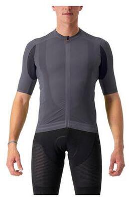 Maglia manica corta Castelli Superleggera 3 grigio scuro