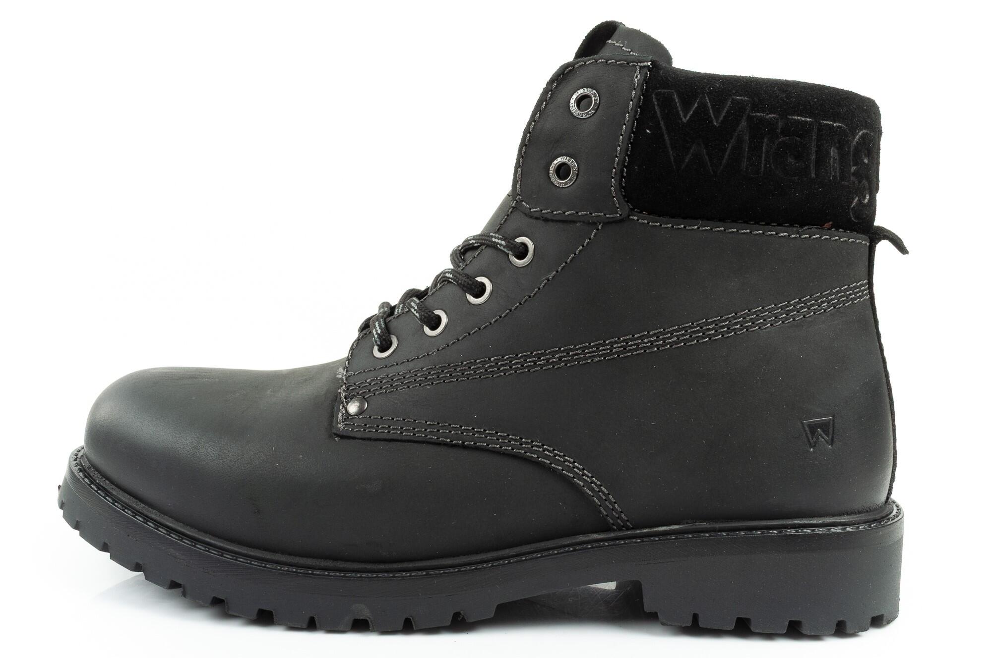 Chaussures bottines pour hommes Wrangler Arch en cuir 2/7