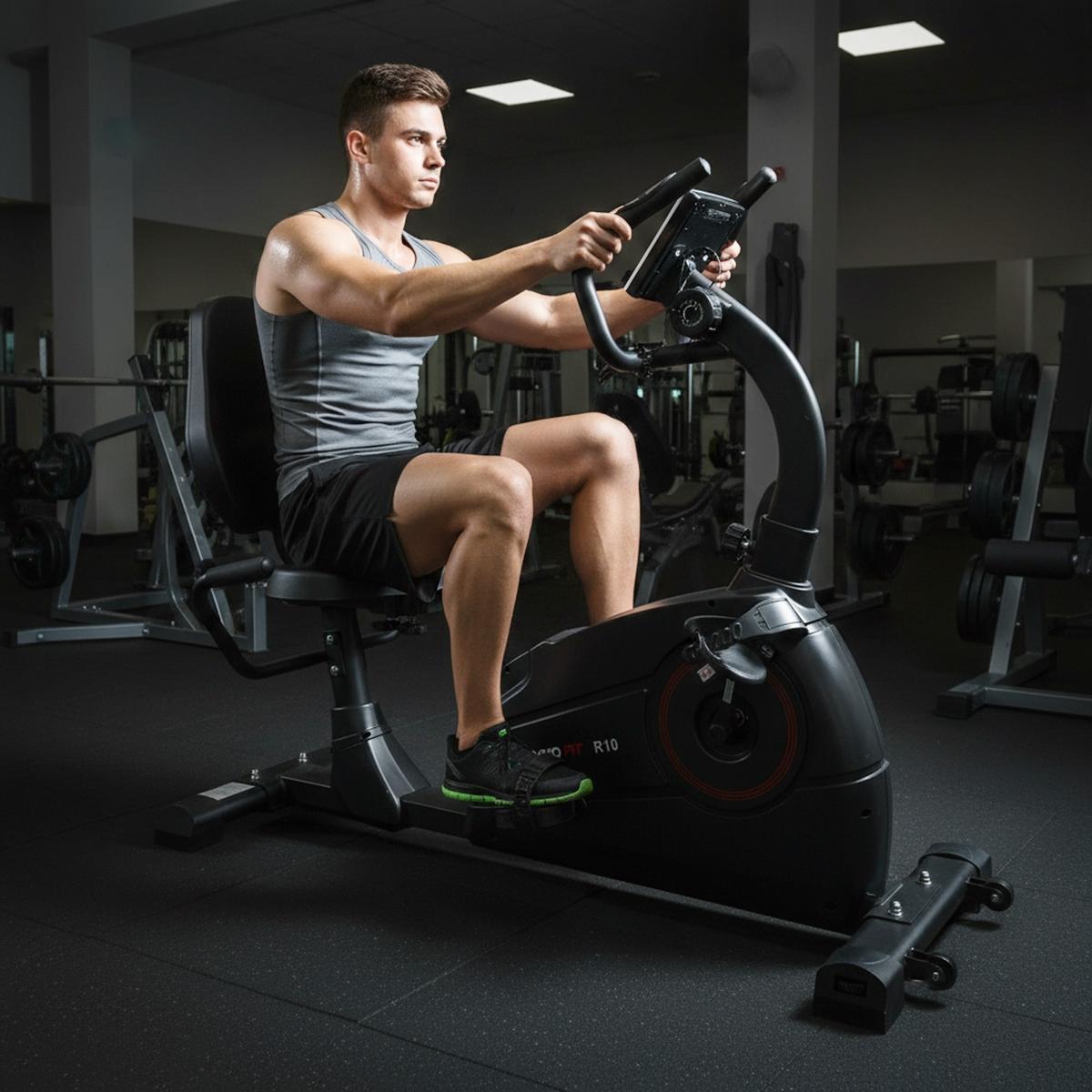 Rower magnetyczny Enero Fit R10 poziomy 5/5
