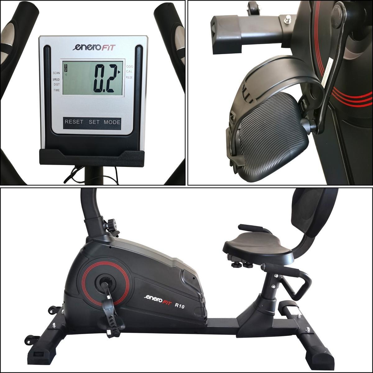 Rower magnetyczny Enero Fit R10 poziomy 4/5
