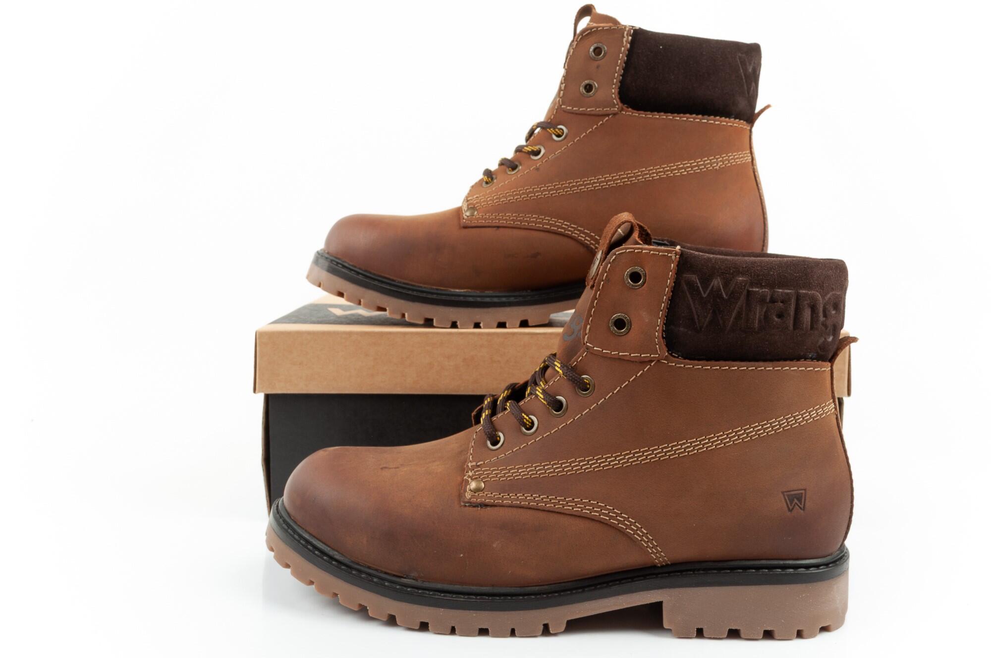 Sapatos de cano alto para homem Wrangler Arch em couro 7/7