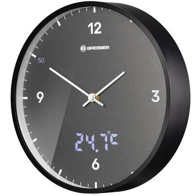 MyTime LEDsec Wanduhr 24 cm - anthrazit
