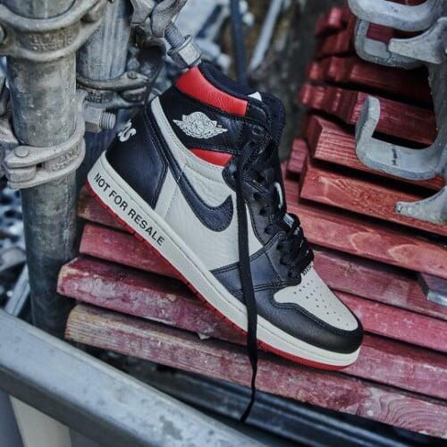 Air Jordan 1 Retro High OG "Not For Resale" Red 4/6