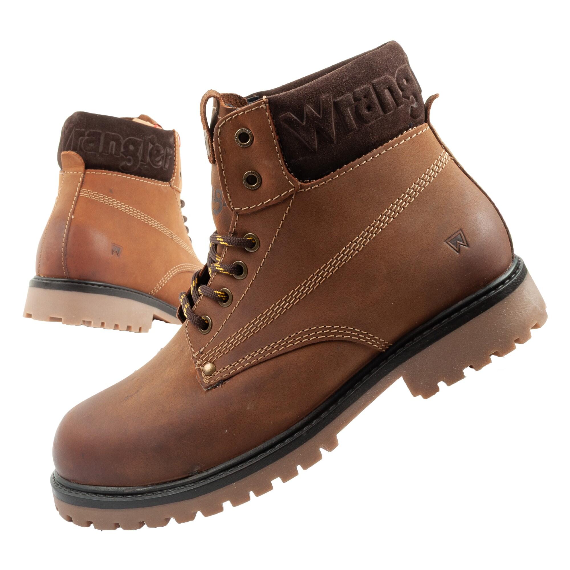 Wrangler - Chaussures Montantes Pour Hommes Wrangler Arch En Cuir - Boots - Marron - Decathlon