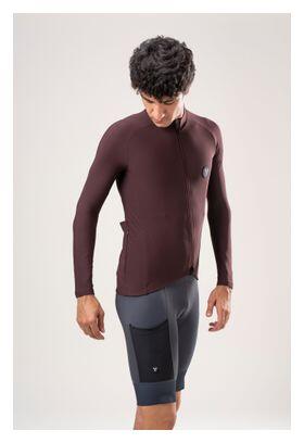 Maglia LeBram Off-Road mezza stagione a maniche lunghe Bordeaux 7/7