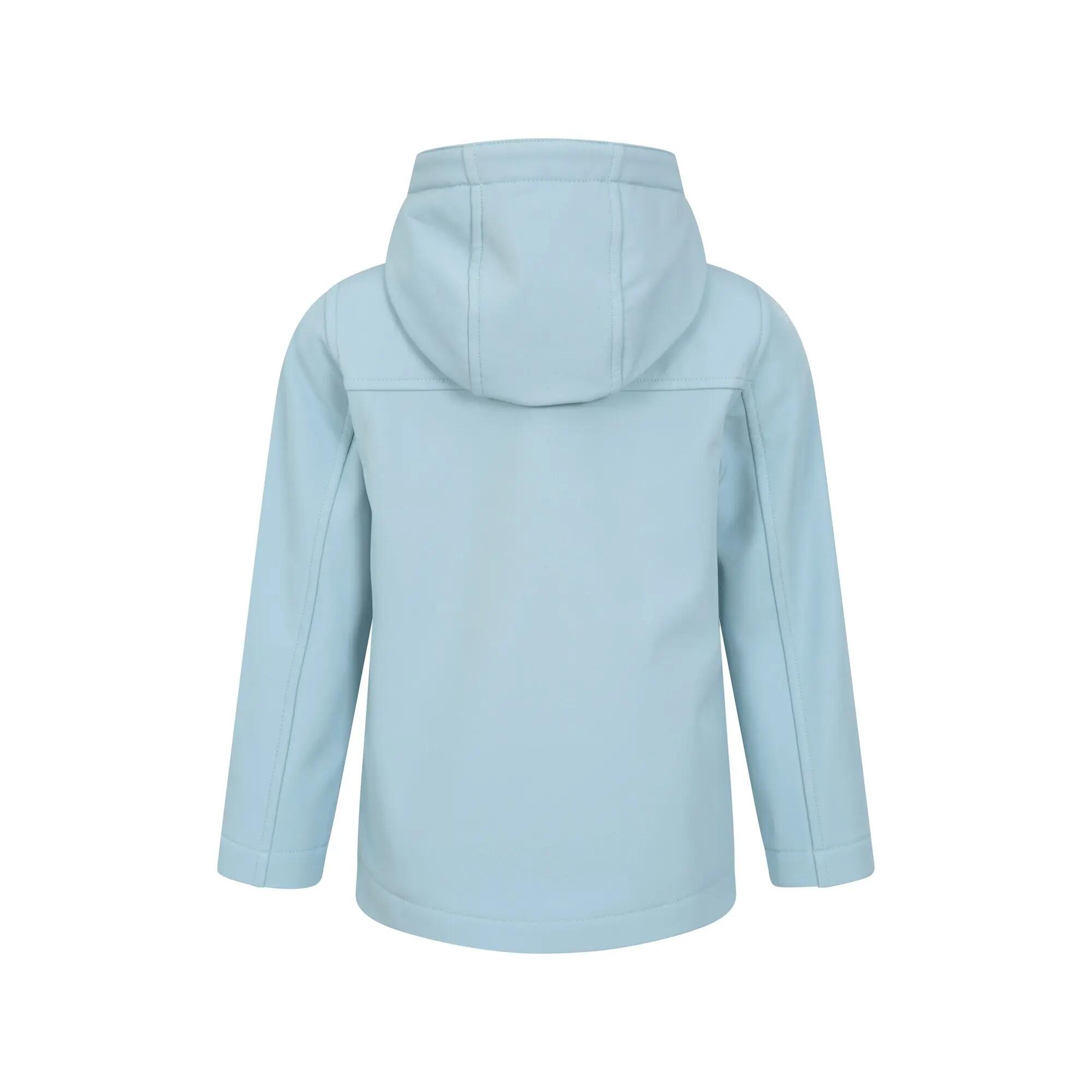 Kinder Wandern Softshelljacke Wasserabweisend Winddicht Kapuze - Exodus 3/5