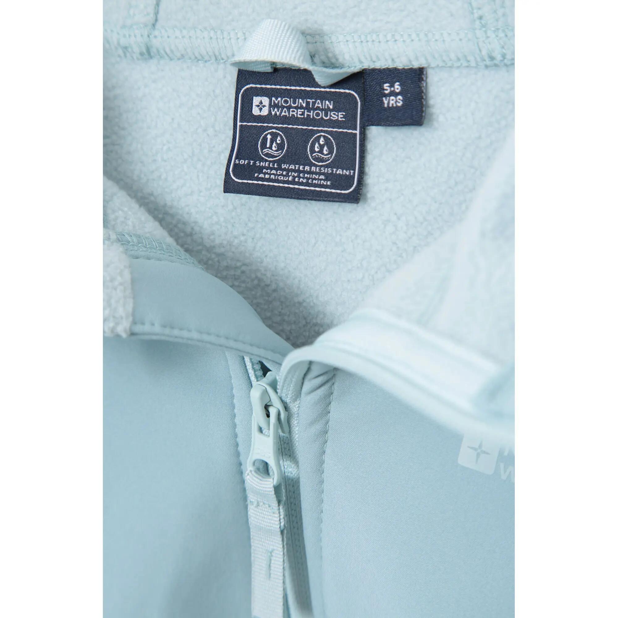 Kinder Wandern Softshelljacke Wasserabweisend Winddicht Kapuze - Exodus 5/5