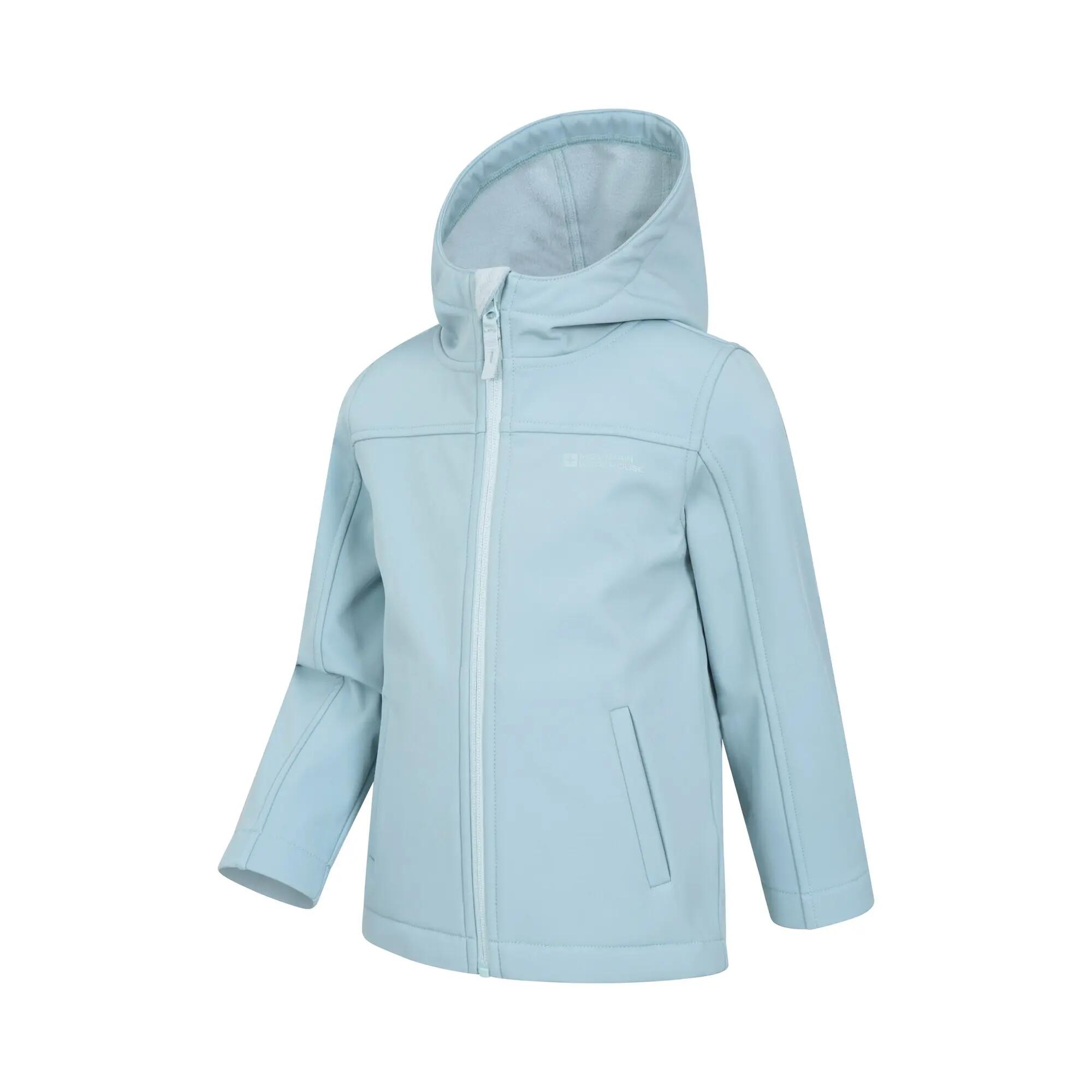 Kinder Wandern Softshelljacke Wasserabweisend Winddicht Kapuze - Exodus 4/5